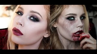 Glam Vamp & Hungry Vampire Makeup Tutorial - Halloween Series