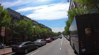 Baltimore Bicycling - COVID outside seating in Charles Village (St Paul St) (Ride Clip)