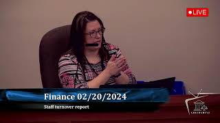 FINANCE, BUDGET & PERSONNEL COMMITTEE 2-20-2024