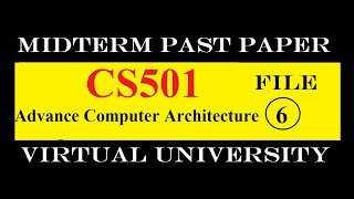 CS501 MIDTERM FILE 6|PAST PAPER|VIRTUAL UNIVERSITY