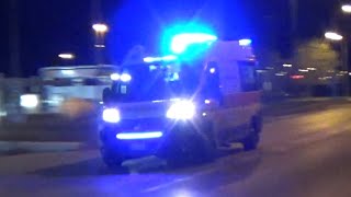 Ambulanza Castel Monte Onlus - Italian ambulance responding code 3