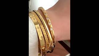 GOLD BANGLES | Wholesle Price | Hypoallergenic | Waterproof | Anti-tarnish