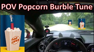 POV Popcorn Burble Tune Drive Camaro LT1