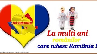 🇷🇴 La mulți ani de ziua României! 🇷🇴 1 decembrie 🇷🇴 La mulți ani tuturor românilor! 💙💛❤