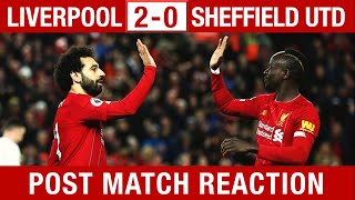 SALAH & MANE SETTLE IT! Liverpool 2-0 Sheffield United Fan Reaction #LIVSHU