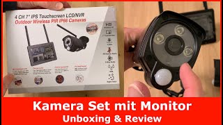 Tonton 5MP Easy Überwachungskamera Set || Unboxing & Review (mit All-in-One-Touchscreen-Monitor)