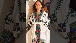 ethiopian dress / amhara culture / gondar dress/ gojjam / wollo / shewa #shorts