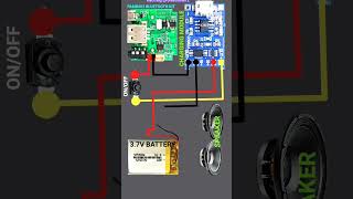 PAM8403 bluetooth kit & charging module kit connected to amlifier easy step## shorts##youtube#video#