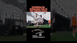 Corinthians fez um treino hoje na Neo Quimica Arena