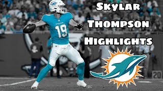 Skylar Thompson 2022-2023 NFL Rookie Highlights | Miami Dolphins