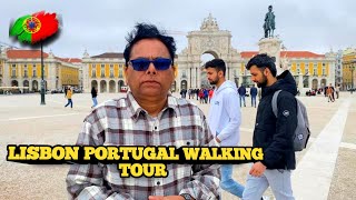 LISBON PORTUGAL🇵🇹WALKING TOUR:RUA AUGUSTA LISBON'S  MOST FAMOUS STREET #lisbon #portugal #prothomalo