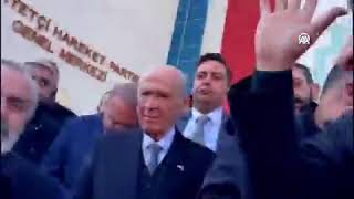 SAYIN DEVLET BAHÇELİ MHP GAZİLERİ KARŞILADI