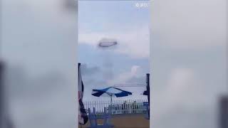 UFO？大连惊现诡异黑圈