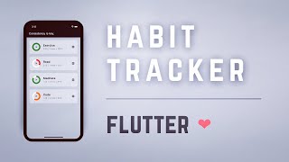 📱Habit Tracker • FLUTTER Tutorial ♡