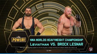 WWE 2K23 Leviathan vs Brock Lesnar