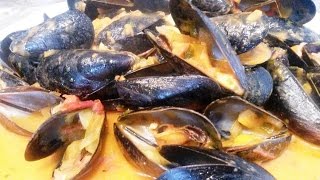 Simple Mussel Recipe with Sauce + BLOOPERS!!!