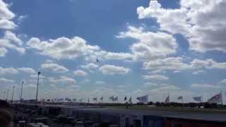 Airbus A400M flying display on public day at the Paris Air Show