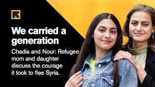 Syrian teenager asks mom about the courage it took to flee