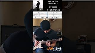 Mike and the Mechanics Guitar Solo with Tab #mikerutherford #shorts