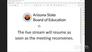 January 24, 2022 - Arizona State Board of Education Board Meeting