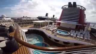 Disney Fantasy Cruise Video Tour - Walking around with GoPro