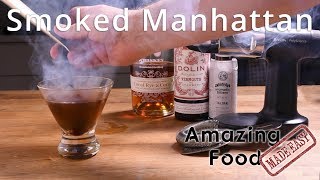 Smoked Manhattan Cocktail