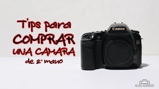 🛑 Alto ✋ NO COMPRES una CAMARA USADA 📷🕵️ sin mirar este video | Tips | by Alex Alvarez