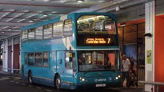 Arriva Kent & Surrey 6238 YJ57BKE  DAF DB250 thrash on route 7 to Maidstone