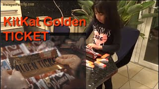 Finding a KitKat Willy Wonka's Chocolate Factory Golden Ticket 2021  to Win 10k!