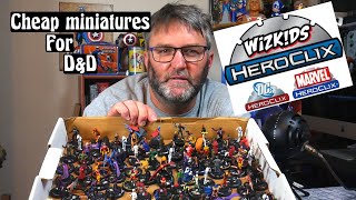 Cheap miniatures for D&D - Wizkids Heroclix