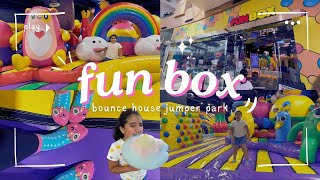 FunBox Giant Inflatable Bounce House Park | mom vlog | Summer Kid Activities