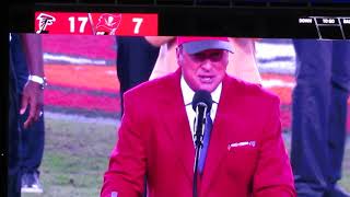 Jon Gruden goes into the Bucs Ring of Honor!!