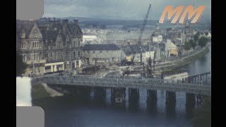 Inverness & Edinburgh Scotland 1960 old cine film 301