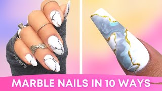 Marble Nails Ideas | Autumn Nails 2021