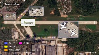 Satellite Imagery of 4 Russian Air Bases: 3 Tu-160 Bombers Being Repaired & Vulnerable to Attack