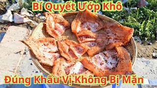 Khi Làm Khô Cho Muối Vào Trực Tiếp Là Sai Lần Nhất Chả Trách Khô Rất Mặn. Bí Quyết Ướp Khô Cực Ngon