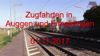 Zugfahrten in Auggen und Eimeldingen am 01.11.2017