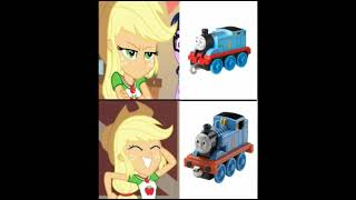 My Own Applejack/Drake Meme (For James The Tank Engine).