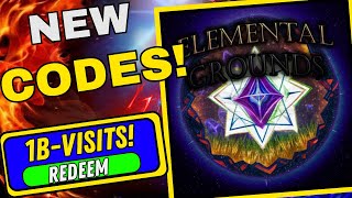 NEW CODES ROBLOX Elemental Grounds CODES 2024 | Elemental Grounds CODES | Elemental Grounds