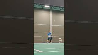 Back hand clear - Wave motion