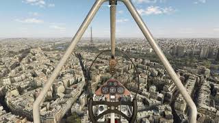 Short Flight over Paris in the Aerolite 103 - MFS2020