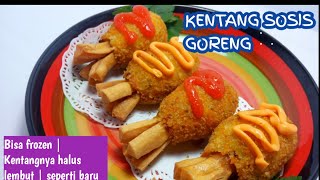 KENTANG SOSIS GORENG| Bisa frozen,  seperti kentang masih baru