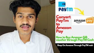 How to Shop on Amazon Through Paytm | How to Buy Amazon Gift voucher through PayTM Cash (2020)