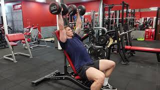 Seated Dumbbell Overhead Press