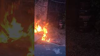 a little fire never blew anyone up. #fire #gas #fun #garden #laugh #healthandsafety #viral #vlog