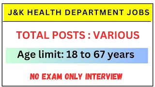 J&k health department jobs 2023,health department jobs,ju0026k health department jobs,