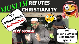 MUSLIM REFUTES CHRISTIANITY UNDER 2 MINUTES/ Sheikh Uthman Farooq/ Christian Prince/ Anthony Rogers😎