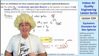 IAQ Engineering Lesson 15A: Equivalent Diameters for Non-Spheres