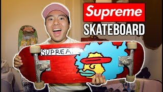 NEW SUPREME SKATEBOARD SET UP + SNAPCHAT Q&A!