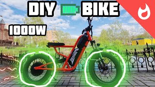 Більше ніж самокат. Такого байка ти ще не бачив!  Powerful escooter diy ebike 🔋🔋🔋